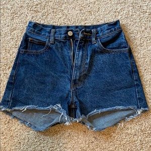 Brandy Melville high waisted jean shorts
